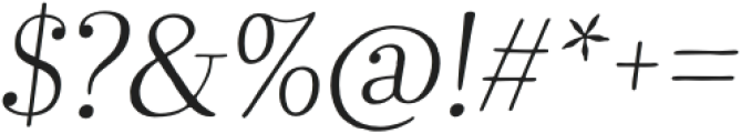 Bach Regular It otf (400) Font OTHER CHARS
