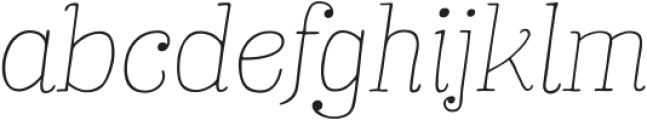 Bach Thin It otf (100) Font LOWERCASE