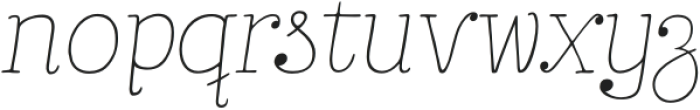 Bach Thin It otf (100) Font LOWERCASE