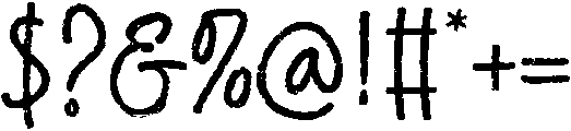 Bachelor Notes otf (400) Font OTHER CHARS