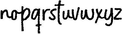 Bachelor Notes otf (400) Font LOWERCASE