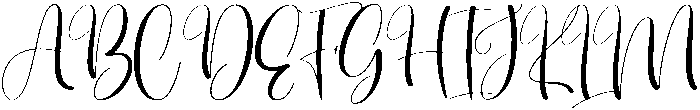 Bachelorette Regular otf (400) Font UPPERCASE