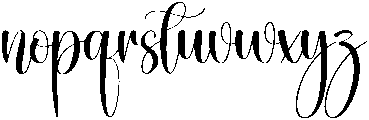 Bachelorette Regular otf (400) Font LOWERCASE