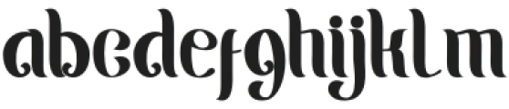 Bachod Angelisoye Regular otf (400) Font LOWERCASE