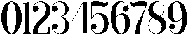 Bachon otf (400) Font OTHER CHARS