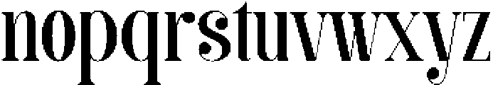Bachon otf (400) Font LOWERCASE