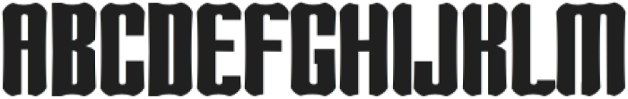 Bachter Regular otf (400) Font UPPERCASE