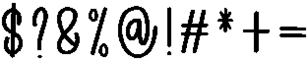 Back School Regular otf (400) Font OTHER CHARS