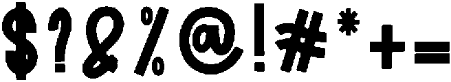 Back School Regular otf (400) Font OTHER CHARS