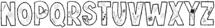 Back To School 2 Regular otf (400) Font UPPERCASE