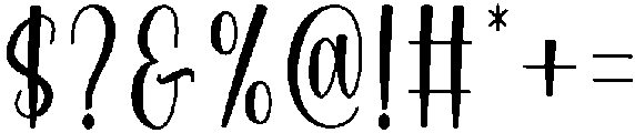 Back To School Regular otf (400) Font OTHER CHARS