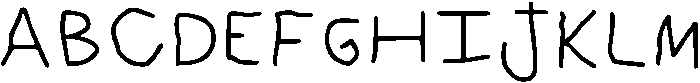 Back To School Regular otf (400) Font UPPERCASE