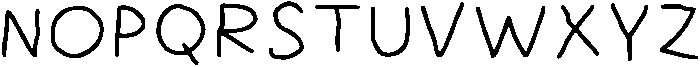 Back To School Regular otf (400) Font UPPERCASE