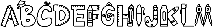 Back To School Regular otf (400) FONT