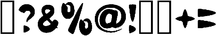 Back To School Regular ttf (400) Font OTHER CHARS