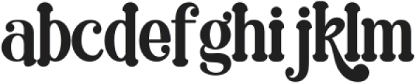 Back To Vintage Regular otf (400) Font LOWERCASE