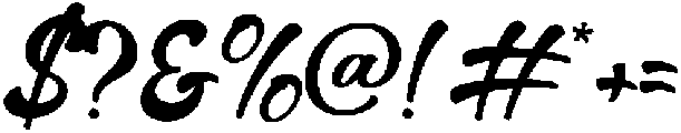 BackeyLonely-Regular otf (400) Font OTHER CHARS