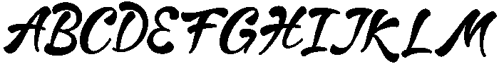 BackeyLonely-Regular otf (400) Font UPPERCASE