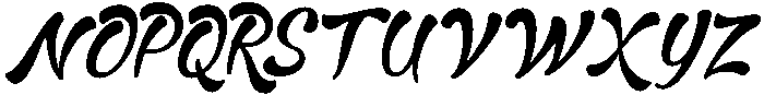 BackeyLonely-Regular otf (400) Font UPPERCASE