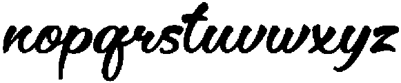 BackeyLonely-Regular otf (400) Font LOWERCASE