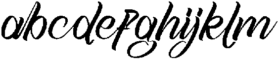 Backing otf (400) Font LOWERCASE