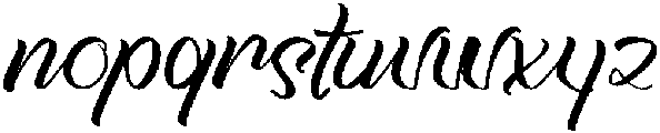 Backing otf (400) Font LOWERCASE