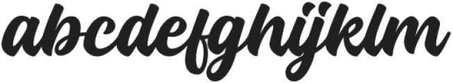 Backly Highs otf (400) Font LOWERCASE