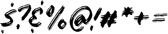 Backpack otf (400) Font OTHER CHARS