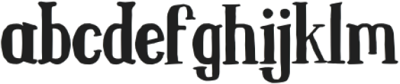 Backshore Regular otf (400) Font LOWERCASE