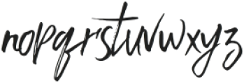 Backstand Sunday Brush Regular otf (400) Font LOWERCASE