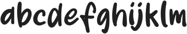 Backstreet Regular otf (400) Font LOWERCASE