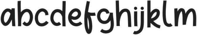 BackyRegular otf (400) Font LOWERCASE