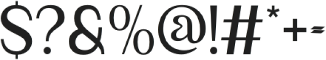 Bacley Medium otf (500) Font OTHER CHARS