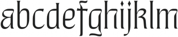 Bad Frederich Typica Regular otf (400) Font LOWERCASE