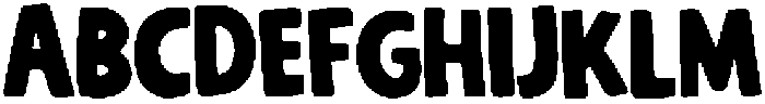BadNightII-Regular otf (400) Font UPPERCASE