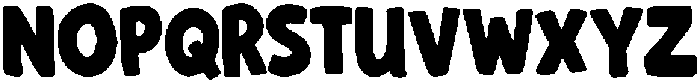 BadNightII-Regular otf (400) Font LOWERCASE