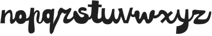 BadRendezvous Script Regular otf (400) Font LOWERCASE