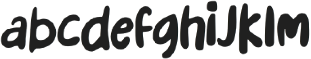 BadTypex Regular otf (400) Font LOWERCASE