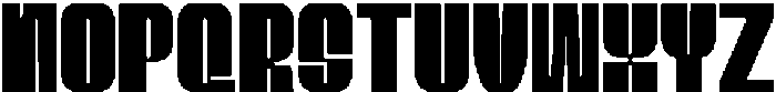 Badag Bold otf (700) Font UPPERCASE