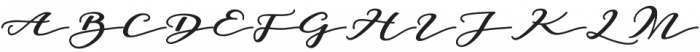 Badegan Calligraphy Regular otf (400) Font UPPERCASE