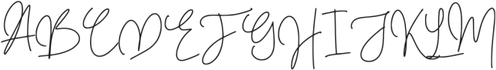 Badein Signature Regular otf (400) Font UPPERCASE