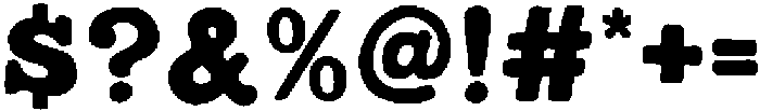 Badfellas Block otf (400) Font OTHER CHARS