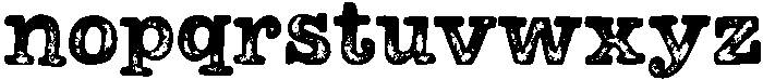 Badfellas Regular otf (400) Font LOWERCASE