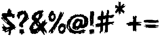 BadgerCriminal-Regular otf (400) Font OTHER CHARS