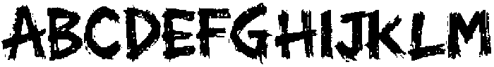 BadgerCriminal-Regular otf (400) Font UPPERCASE