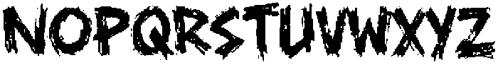 BadgerCriminal-Regular otf (400) Font UPPERCASE