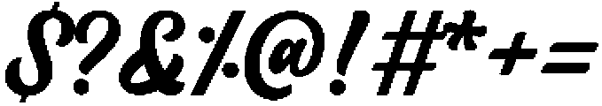 Badgery Solid otf (400) Font OTHER CHARS