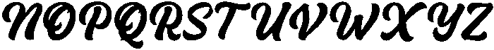 Badgery Solid otf (400) Font UPPERCASE