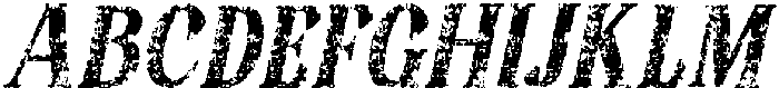 Badoney Stamp Italic otf (400) Font UPPERCASE