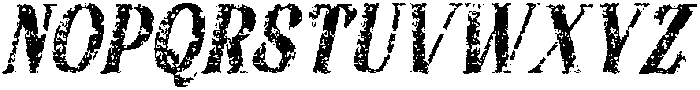 Badoney Stamp Italic otf (400) Font UPPERCASE